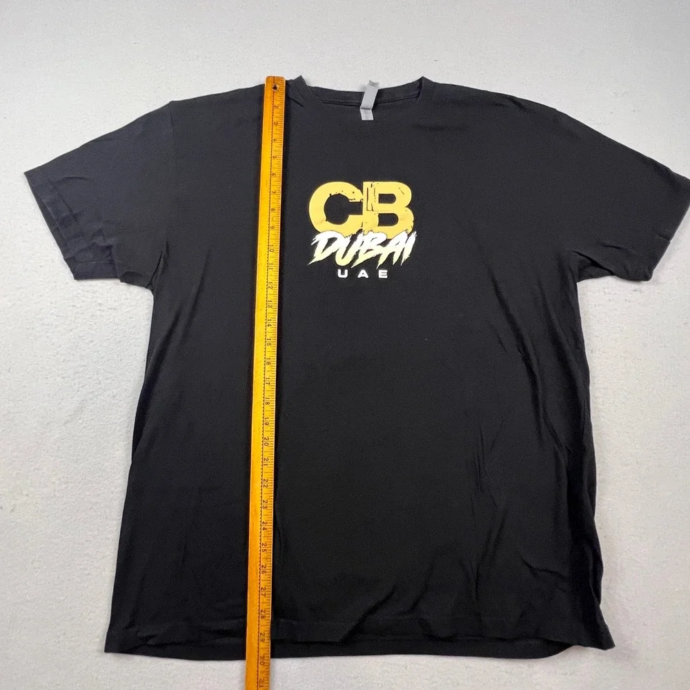 Next Level CB Dubai Dune Racing T-Shirt Mens XXL Black Graphic Tee Off-Road UAE